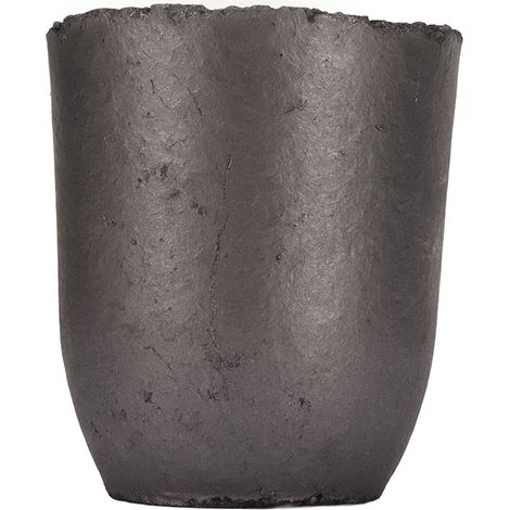 Tiegel aus Graphit und Siliciumcarbid für Gießereiarbeiten, ideal zum Schmelzen, Gießen und Raffinieren von Aluminium, Gold, Silber, Kupfer, Eisen und Zink. 1 Stück. (1/5)