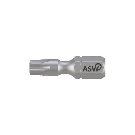 ASW -  PUNTAS TORX  CORTAS TX 09  x 25 mm.  TORSION