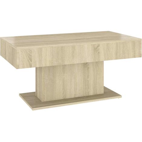 Maison Exclusive - Couchtisch Sonoma-Eiche 96x50x45 cm Holzwerkst (1/5)