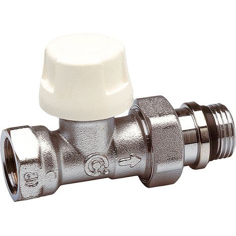 Robinetterie de radiateur - Corps thermostatique droit chromé - 3/4'' de Caleffi