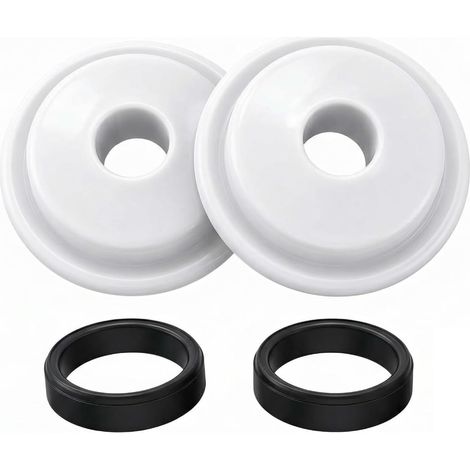 Lot de 2 Joints d'étanchéité pour Brosse à Dents électrique, Pièce de Rechange en Caoutchouc, compatibles avec les Séries HX93XX, et HX99XX, Pièces de Rechange pour Pièce à Main (1/4)