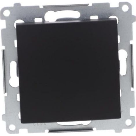 Connettore a croce Simon 54 senza pittogramma (modulo) 10AX 250V, connettori rapidi, nero opaco DW7.01/X/49