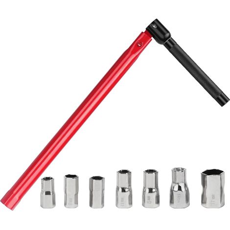 Lot de 8 clés de robinet de colonne 8-17 mm pour lavabo, outil de montage (1/5)