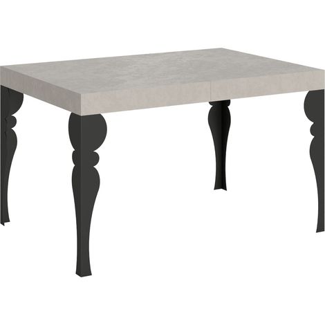Tavolo Allungabile 120/380x90 cm Paxon Cashmere Gambe Antracite