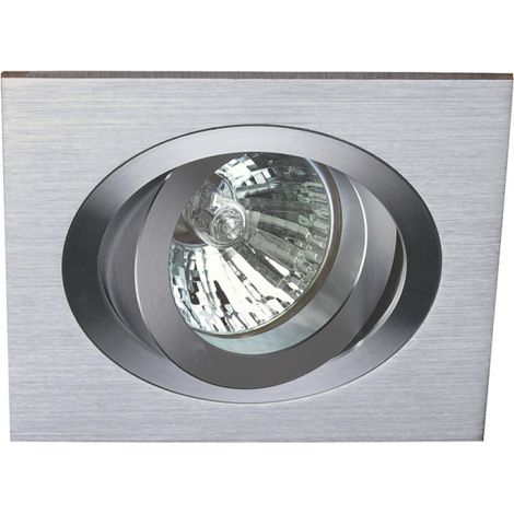 spot encastrable - carré - orientable - europole be best alu16 - gu10 - alu - europole 26201