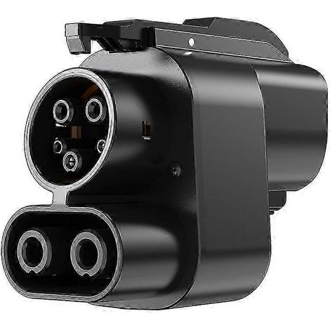 Adaptateur NACS vers CCS pour véhicules électriques compatible avec les Superchargeurs, avec fonction d'interverrouillage, 500 ampères/1000 volts, charge rapide CCS1. (1/5)