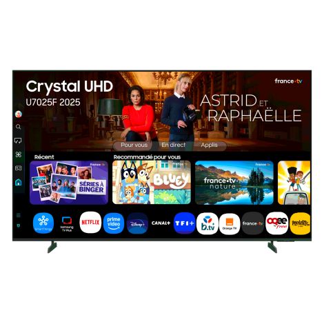 TV LED 4K SAMSUNG TU65U7025FKXXC 65"   Smart TV, Tizen OS, HDR