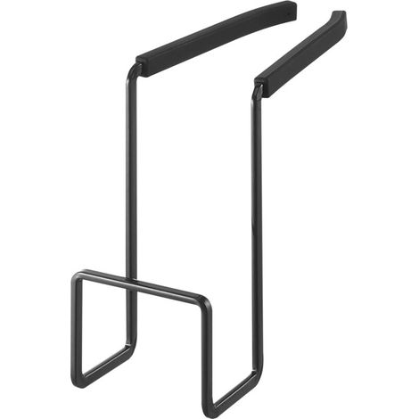 Porte-éponge suspendu pour pièce, support de rangement de cuisine, support d'évier, taille unique, noir (1/4)