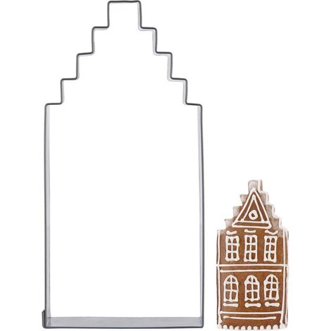 Cookie cutter steel house 12 cm (1/5)