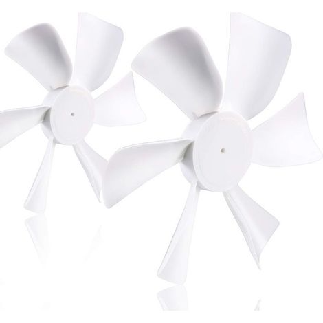 Lot de 2 pales de ventilateur blanches de rechange de 15,2 cm pour ventilateur de salle de bain de véhicule récréatif (1/5)