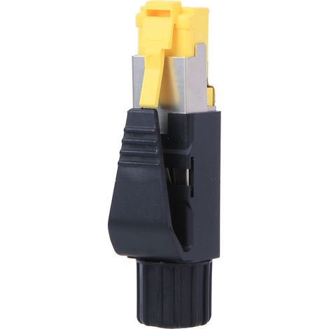 Adaptateur Réseau RJ45 8P4C - Connecteur Étanche Ignifuge En Nylon - Pour Câblage Industriel Et Extérieur - Lot De 1 (1/5)