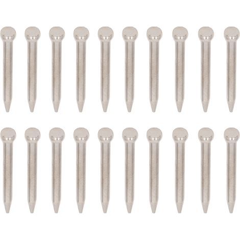 Embouts de remplacement de poinçon central, têtes de trous en acier allié, accessoires de perçage de 4mm de diamètre 20 pièces (1/5)