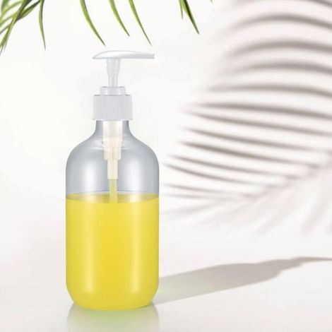 Flacon Pompe - 500 ML - Pour Shampoing Savon Lotion Huile Désinfectant - 2 Pièces (1/5)