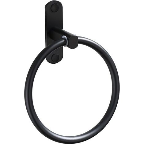 Anneau de Serviette de Salle de Bain Ventouse Porte-Serviette Support Mural Aluminium Porte-Serviette Anneau Porte-Serviette pour Salle de Bain Cuisine (1/5)
