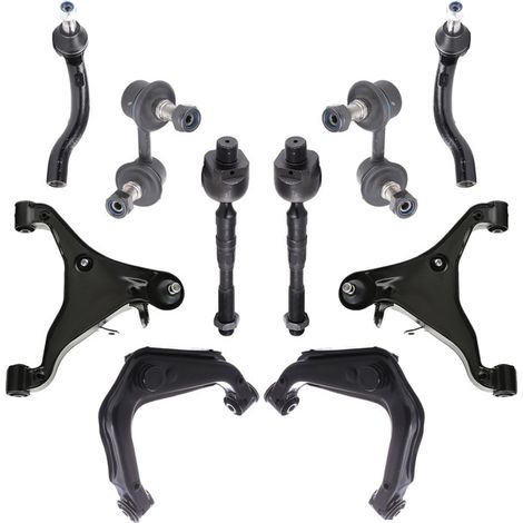 KIT BRACCIO OSCILLANTE 10 PEZZI COMPATIBILE CON NISSAN NAVARA NP300 (D40) 2.5 dCi / Kit Sospensione Completo OE/OEM / Bracci Oscillanti + Testine Sterzo / Sostituzione Diretta OEM