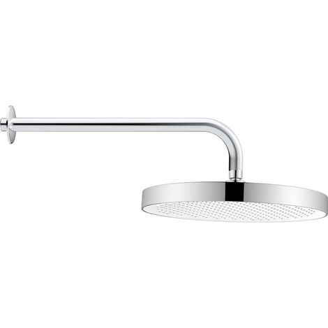 kielle Oudee - Douche de tête 320, bras de douche 350 mm, chrome/blanc 20102SE90 (1/5)