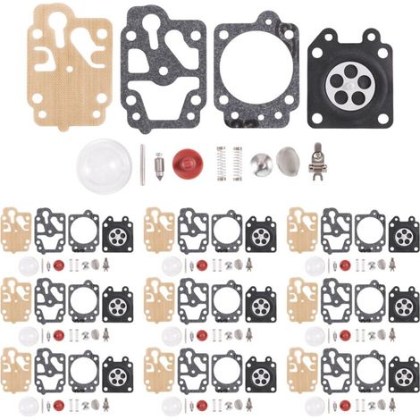 Kit di riparazione del carburatore da 10 pezzi per decespugliatori e tagliabordi modelli 26 32 34 40-5 44-5 (1/4)