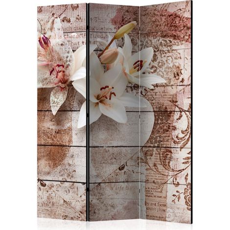 Paravent 3 Volets "Romantic Memories" 135x172cm (1/2)
