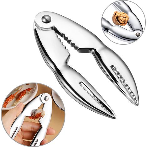 Pinces à homard et coquillages - Outils pour crabes, crevettes, noix et noix - Lot de pinces multifonctions pour fruits de mer (1/5)