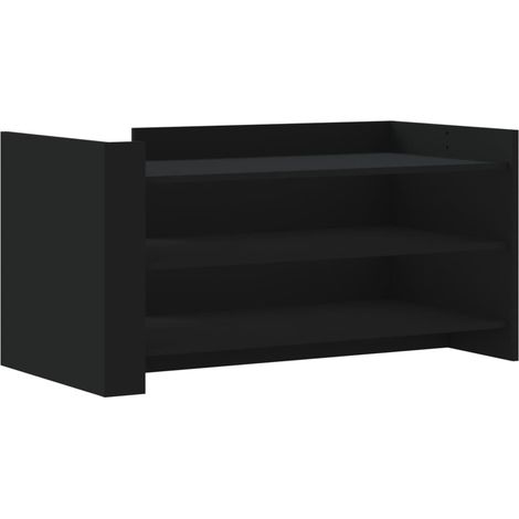 Maison Exclusive - Couchtisch Schwarz 100x50x50 cm Holzwerkstoff