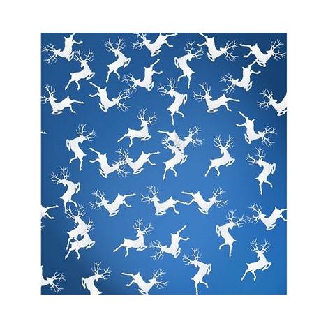 Coriandoli a forma di renna, 2,3 x 3,6 cm, bianchi, 20 pezzi