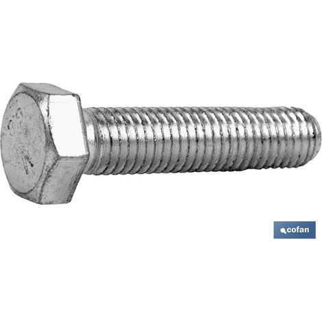 Bullone cofan din-933 acciaio M12x110 mm zincato 25 pezzi (1/2)