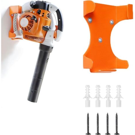 Supporto a parete per soffiatore portatile - Versione migliorata - Compatibile con St-hl BG-50, BG-56, BG-66, BG-86, SH-56, SH-86, con 4 tasselli ad espansione e chiodi (1/5)