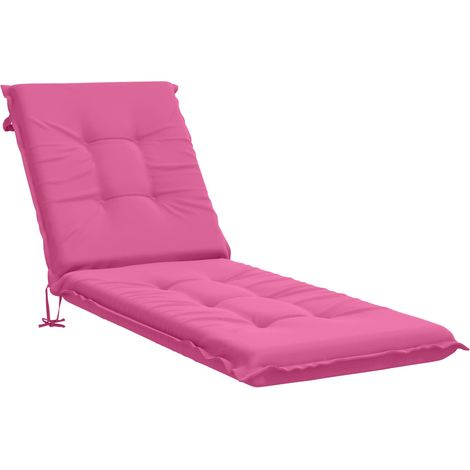 Sunlounger Cushion GEMERT 100% Polyester Pink 190 x 50 x 9 cm vidaXL (1/5)