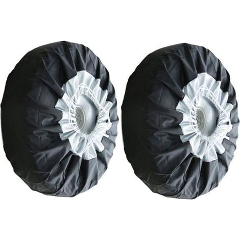 GDHZS-  Housse de rechange pour roue de secours, housses de rangement anti-poussière pour pneus de 656537cm, 2pcs (1/4)