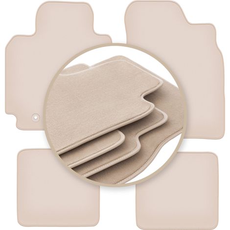 Hochwertige beige Fußmatten für: Toyota RAV4 II 3-Türer Vor-Facelift 2000-2003 (1/5)