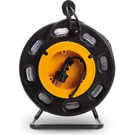 HQ-Power Luz LED Flexible de Cuerda en Bobina, 6500 °K, 2850 LM, iluminar Obras, Huecos de Escalera, Huecos de Ascensor, etc., Apta para Uso Interior y Exterior, 30 m, Blanco frío