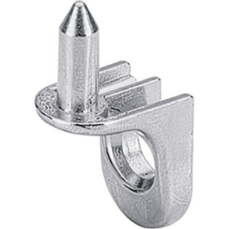Hettich MB-Bodenträger m.Bod.zapfen, Sekura 7 53012,Zapfen, Durchmesser 5mm Zinkdruckguss