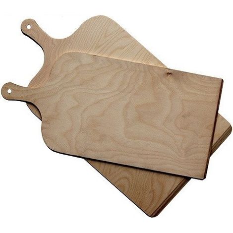 Panetta Roma Pala Pizza Linea Betulla con Manico 52x28 cm