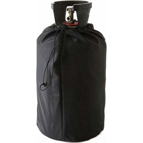 Housse de protection pour bouteille de propane 210D, imperméable, anti-UV et résistante au vent, avec cordon réglable et fermeture sécurisée (1/5)