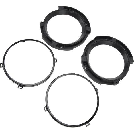 2 anneaux de fixation ronds de 7 pouces pour phares de voiture Wrangler JK 2007 à 2018 (1/5)
