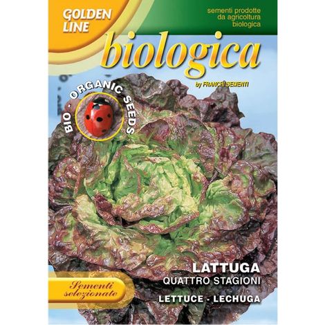 SEMI LATTUGA QUATTRO STAGIONI BIO FRANCHI SEMENTI