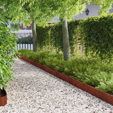 Teenpull – Raseneinfassung 30 pcs 103 x 15 cm Stahl Rostig (1/5)