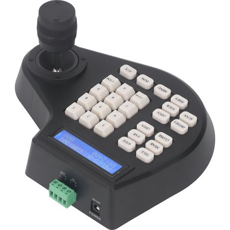 Contrôleur PTZ analogique pour caméra dôme coaxiale, joystick 2D, bus RS485, 100-240V, prise EU (1/5)