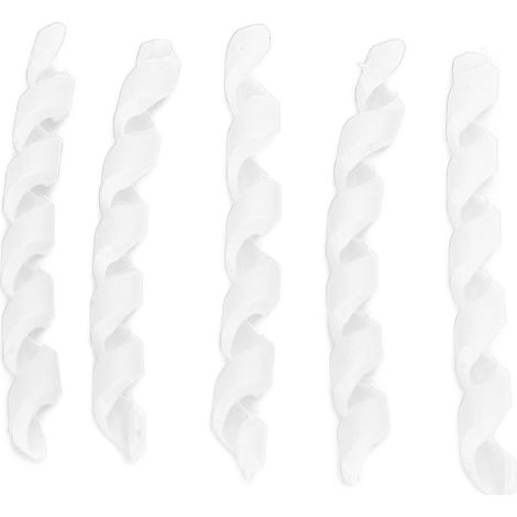 5Pcs Bicycle Brake Cable Protector TPR Spiral Tube (WHITE) (1/5)