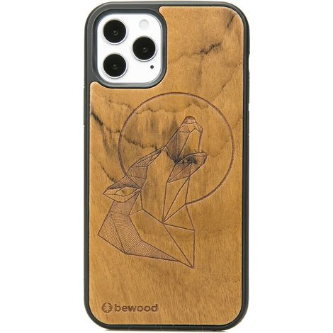 Holzhülle für iPhone 12 / 12 Pro Wolf Imbuia (1/3)