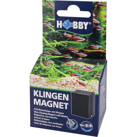 Hobby Klingenmagnet - Scheibenreiniger für Aquarien mit Klingen (1/4)
