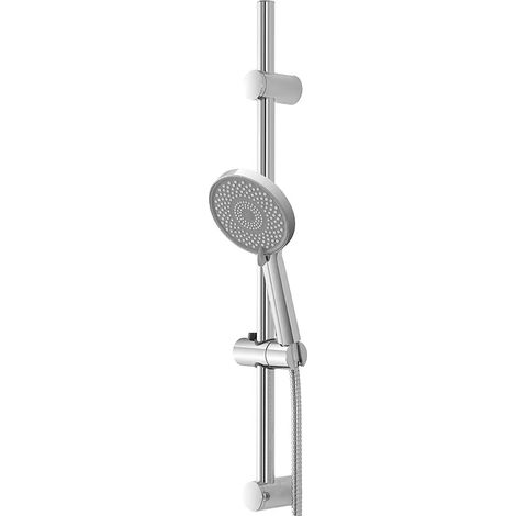 Saliscendi doccia regolabile 60 cm con doccetta a 3 tipi di getto (1/4)