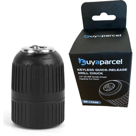BAP Keyless Drill Chuck 2 - 13mm 1/2"" 20UNF - Fits Any Drill Makita Bosch Dewalt (1/5)
