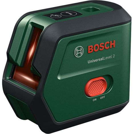 Livella laser Bosch UniversalLevel 2 verde 12 metri
