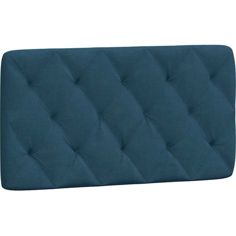 Maison Exclusive - Cabecero de cama acolchado terciopelo azul 100