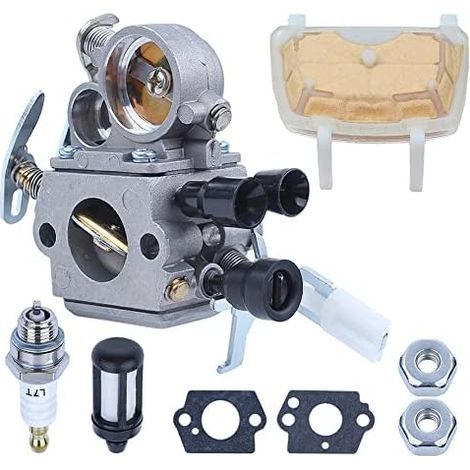 Vergaser-Luftfilter-Set, für Stihl Ms171 Ms181 Ms211 Ms211C Kettensäge, 1139 120 0619, 1139 120 7100, 1139 120 0612, 1139 120 1602, ersetzt Vergaser für Zama C1Q-S269 (1/4)