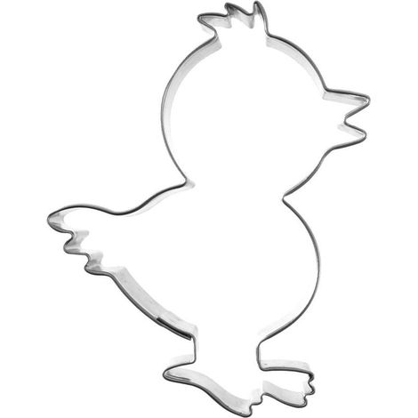 Emporte-pièce poussin en acier 7 cm (1/2)