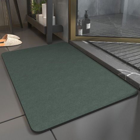 Tapis De Bain - Terre De Diatomées - 60 X 40 Cm - Anti-dérapant - Pour Salle De Bain - 1 Pièce