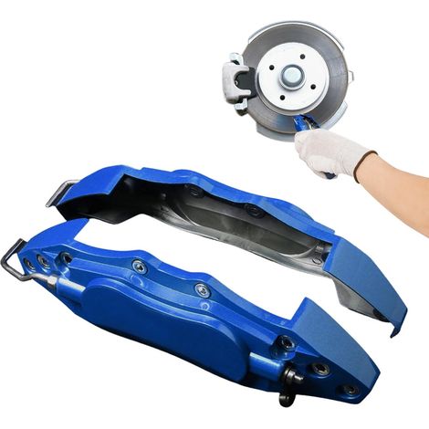 Couvercle d'étrier de frein – Couvercle de pince de frein, protection de frein de voiture  Le design pour freins de véhicule augmente l'effet esthétique sur la voiture et donne un aspect