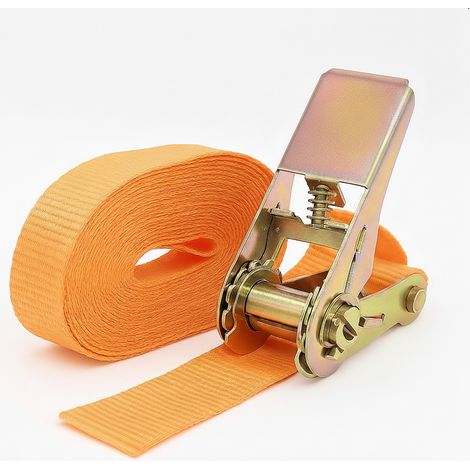 Profi Spanngurt mit Ratsche Spanngurte Zurrgurt 1-tlg 6m 800 kg TÜV/GS ORANGE